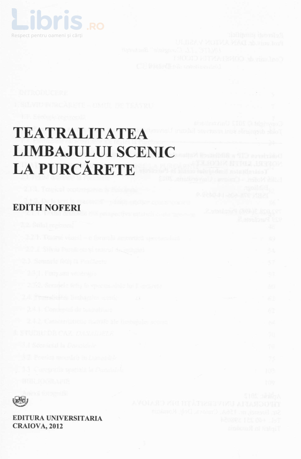 Teatralitatea Limbajului Scenic La Purcarete