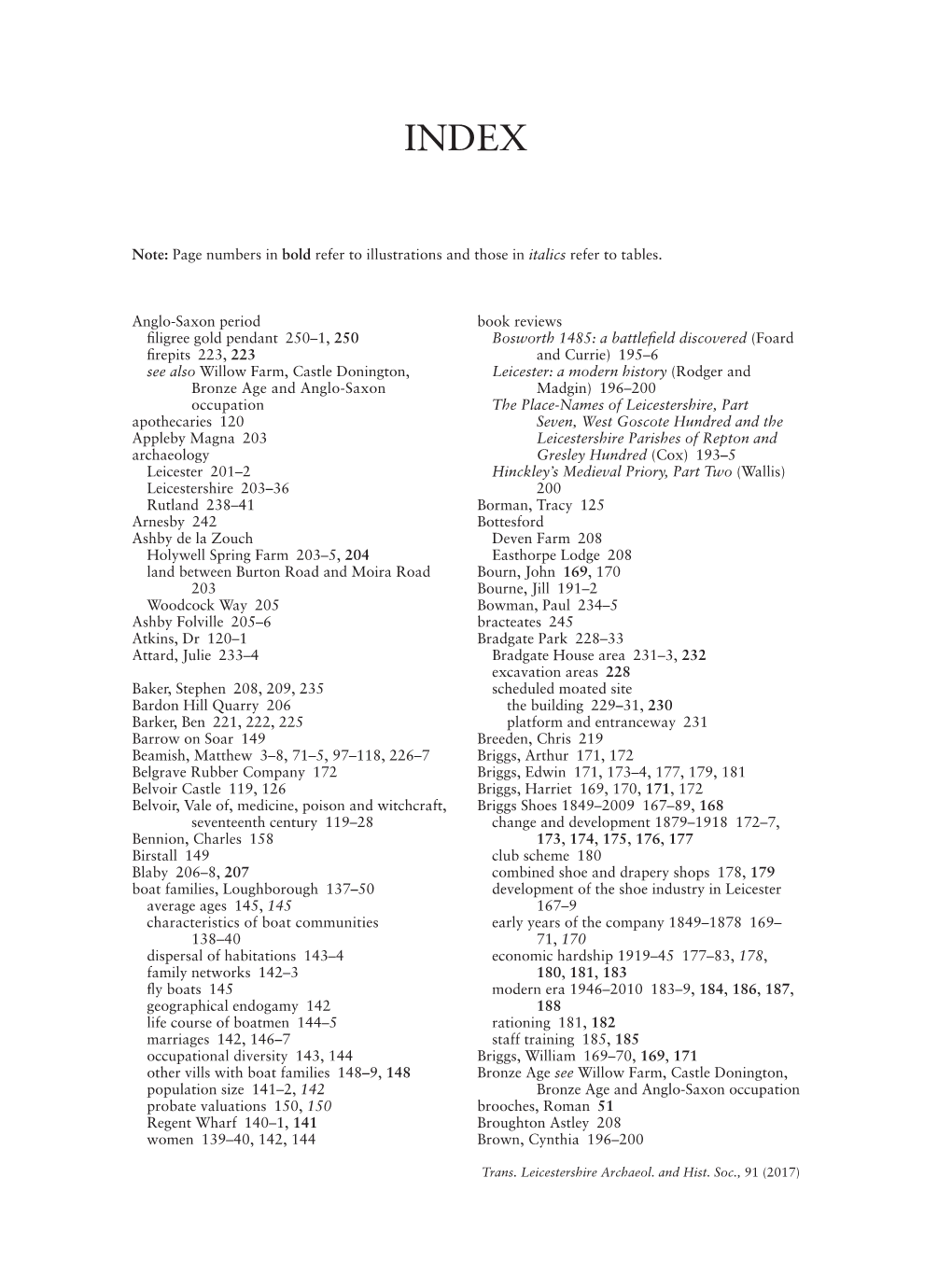 Note: Page Numbers in Bold Refer to Illustrations and Those in Italics Refer to Tables