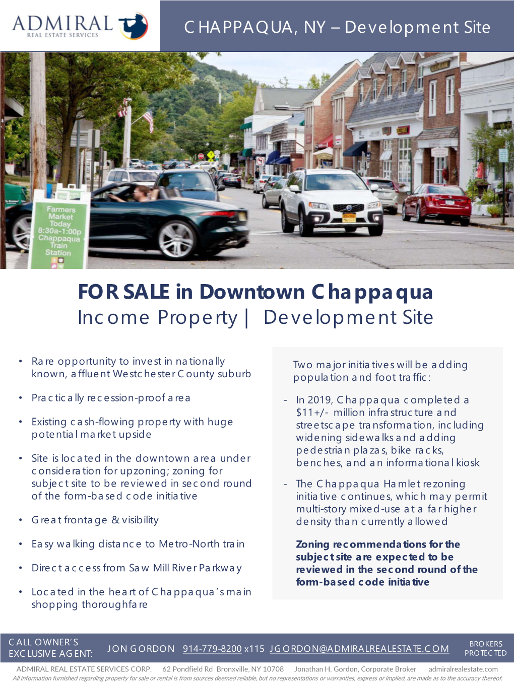 CHAPPAQUA, NY – Development Site