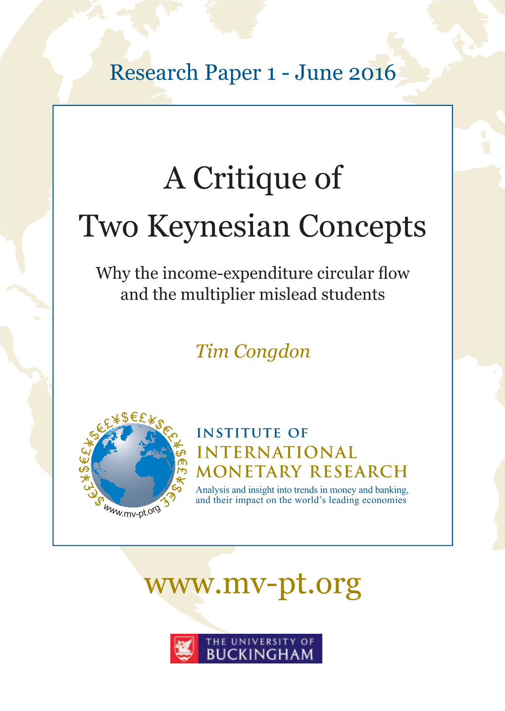 A Critique of Two Keynesian Concepts