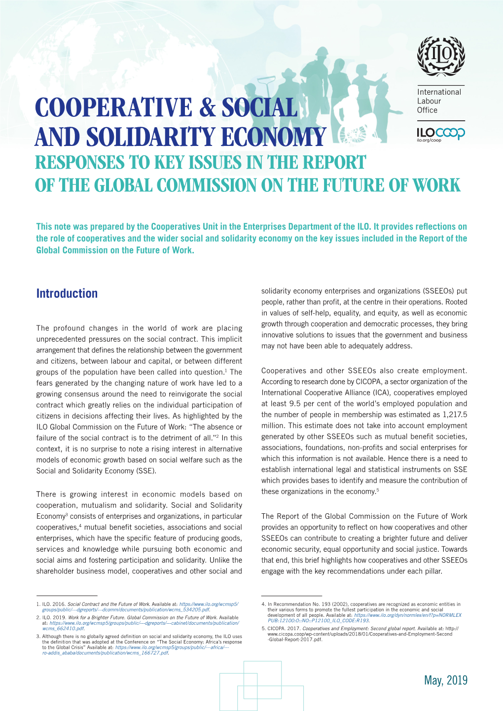 Cooperative & Social and Solidarity Economy