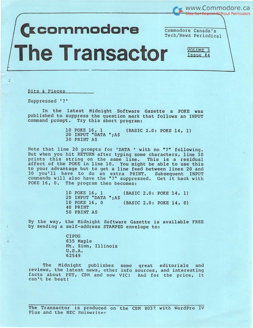 The Transactor Issue #4