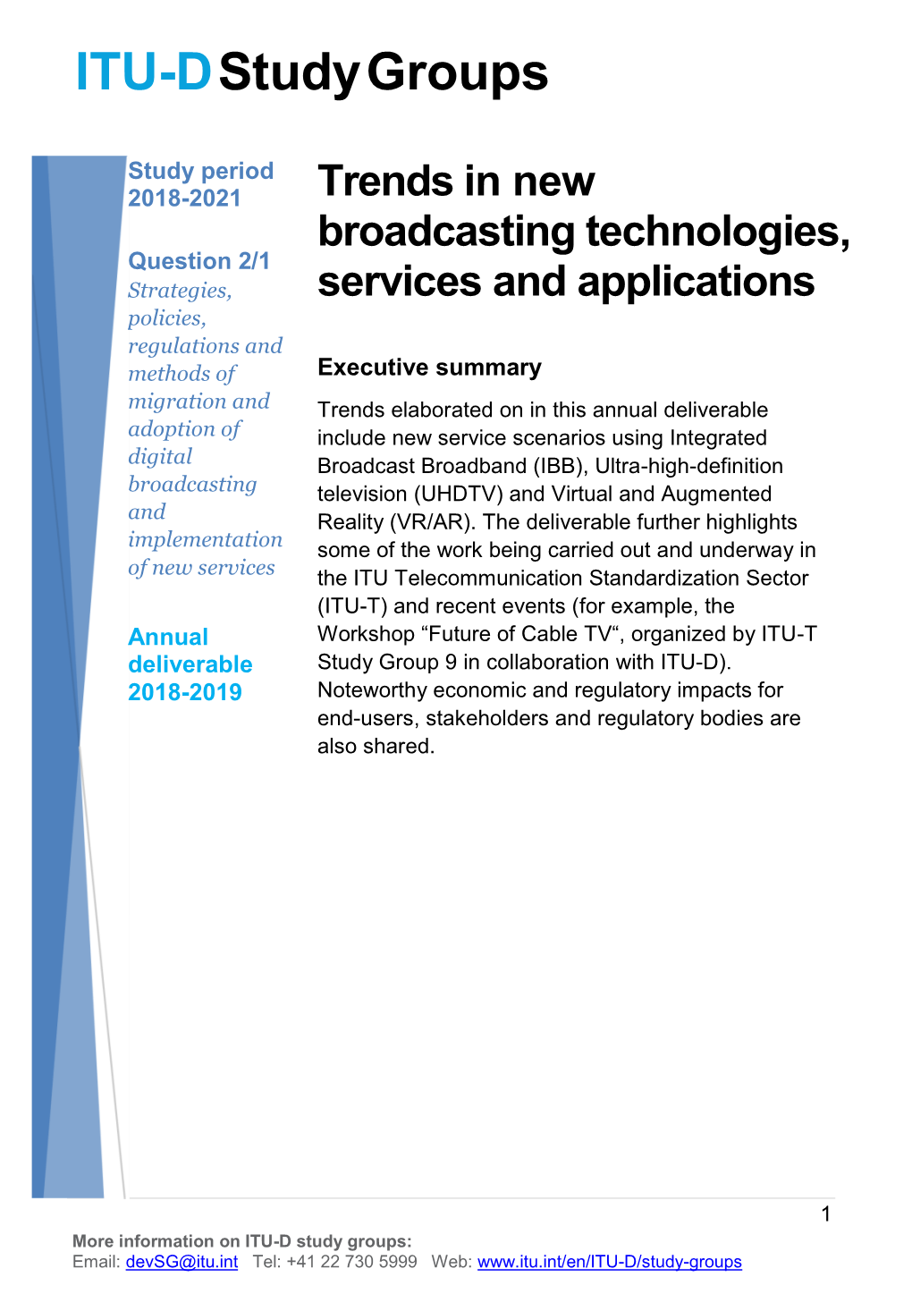 ITU-Dstudygroups