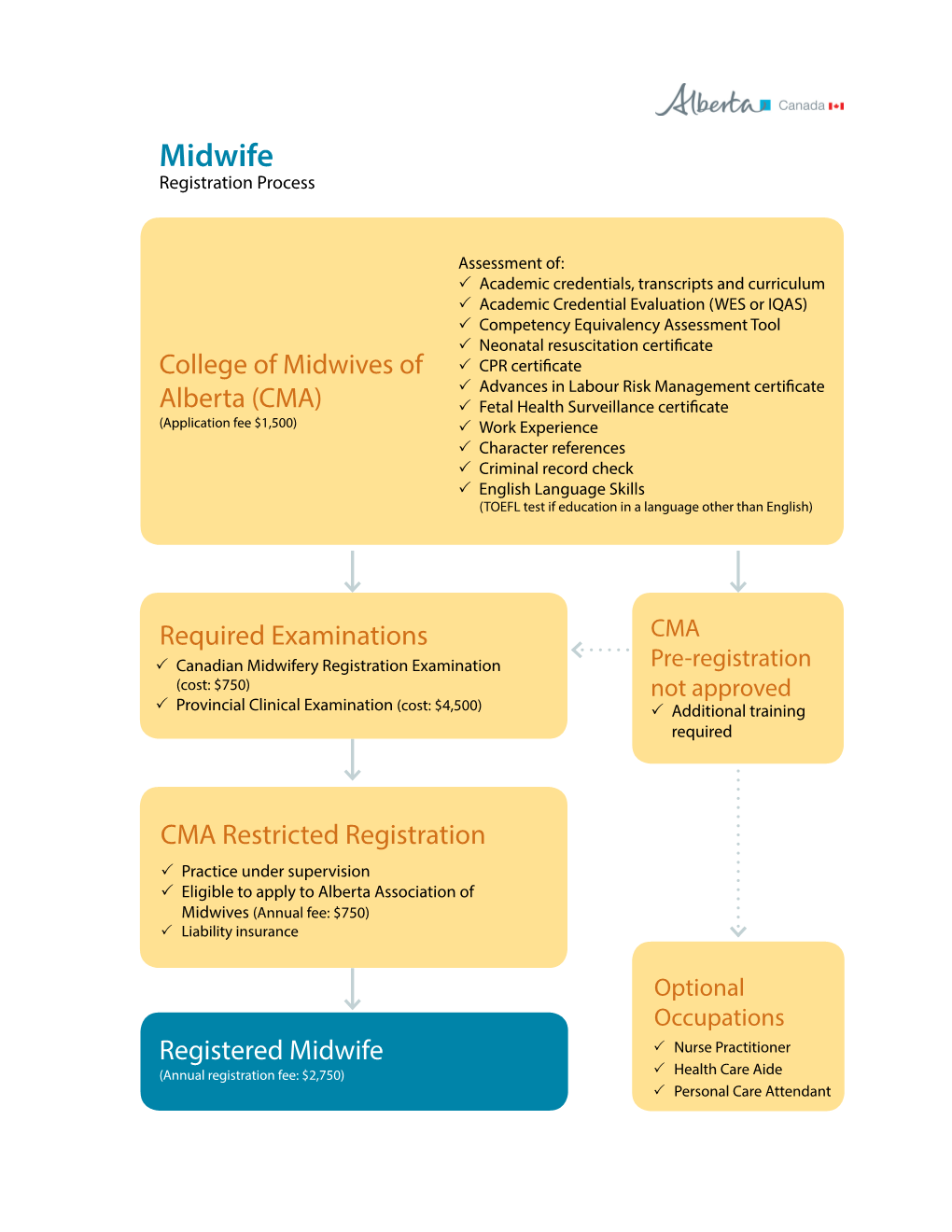 Midwife : Registration Process