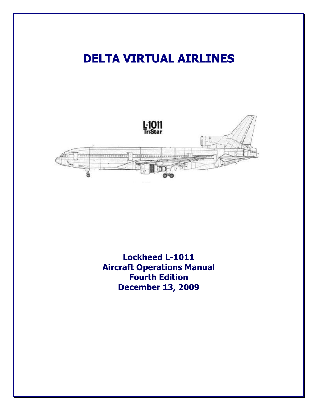 Lockheed L-1011 Checklist