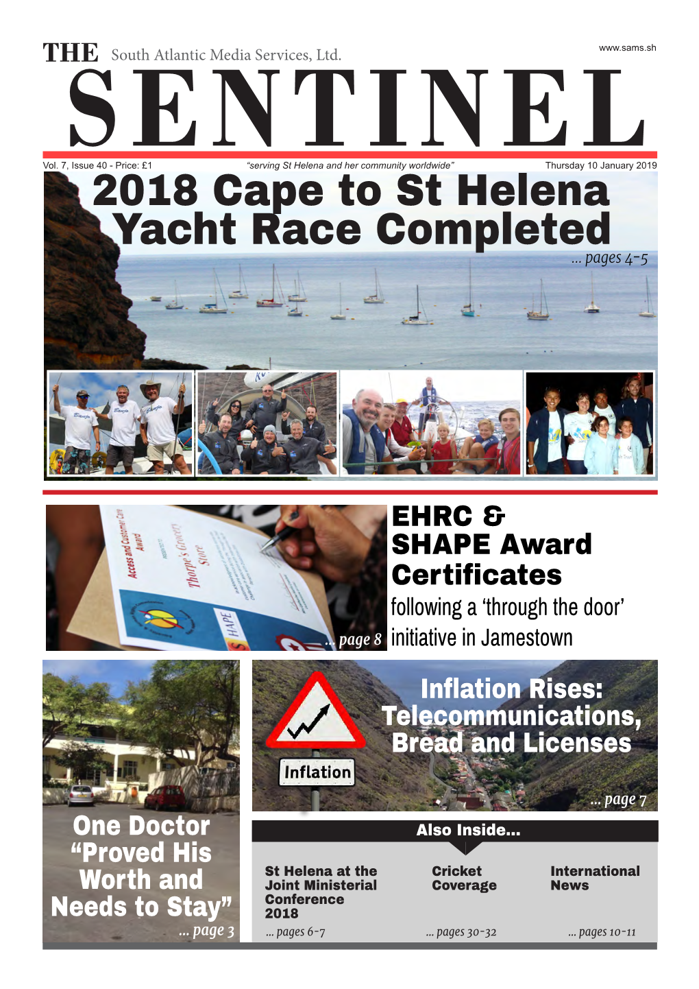 2018 Cape to St Helena Yacht Race Completed