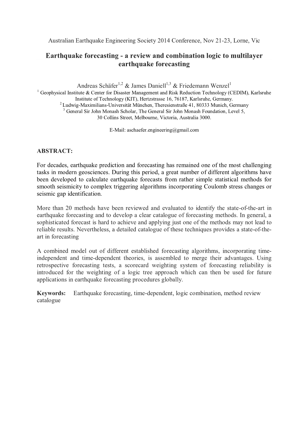 A Review and Combination Logic to Multilayer Earthquake Forecasting