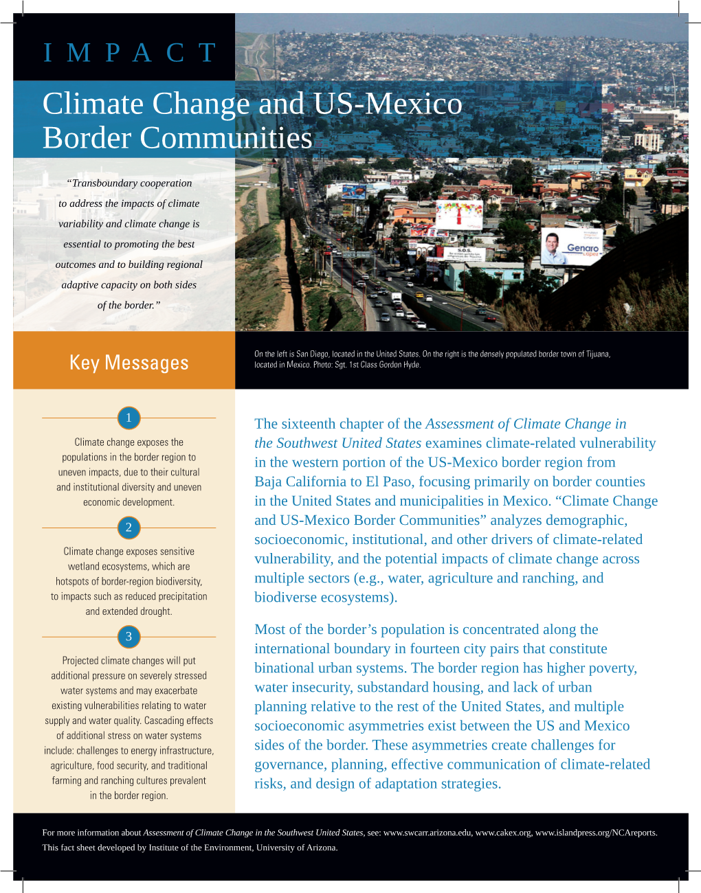 Climate Change and US-Mexico Border Communities