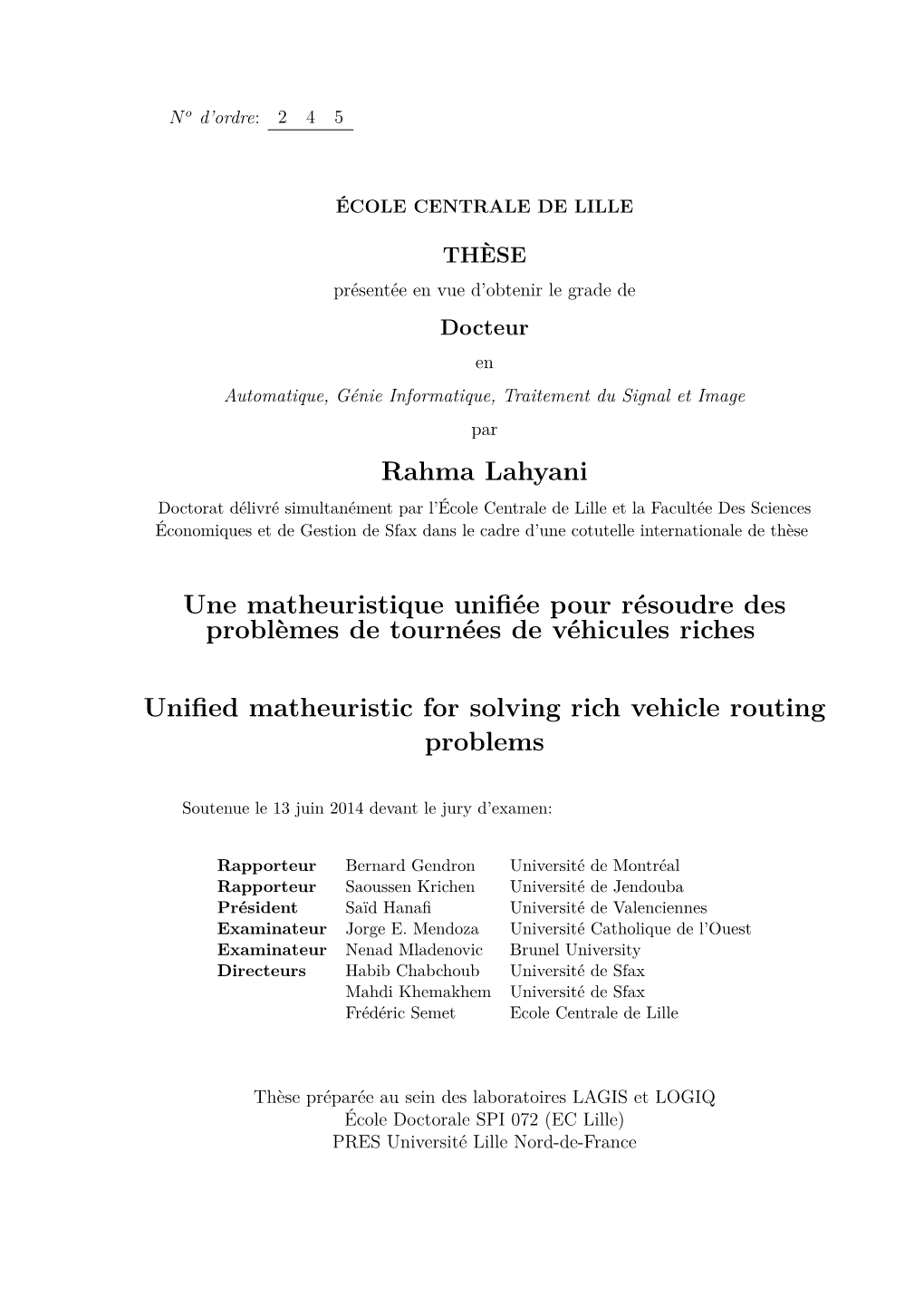 Chapter 1 Rich Vehicle Routing Problems