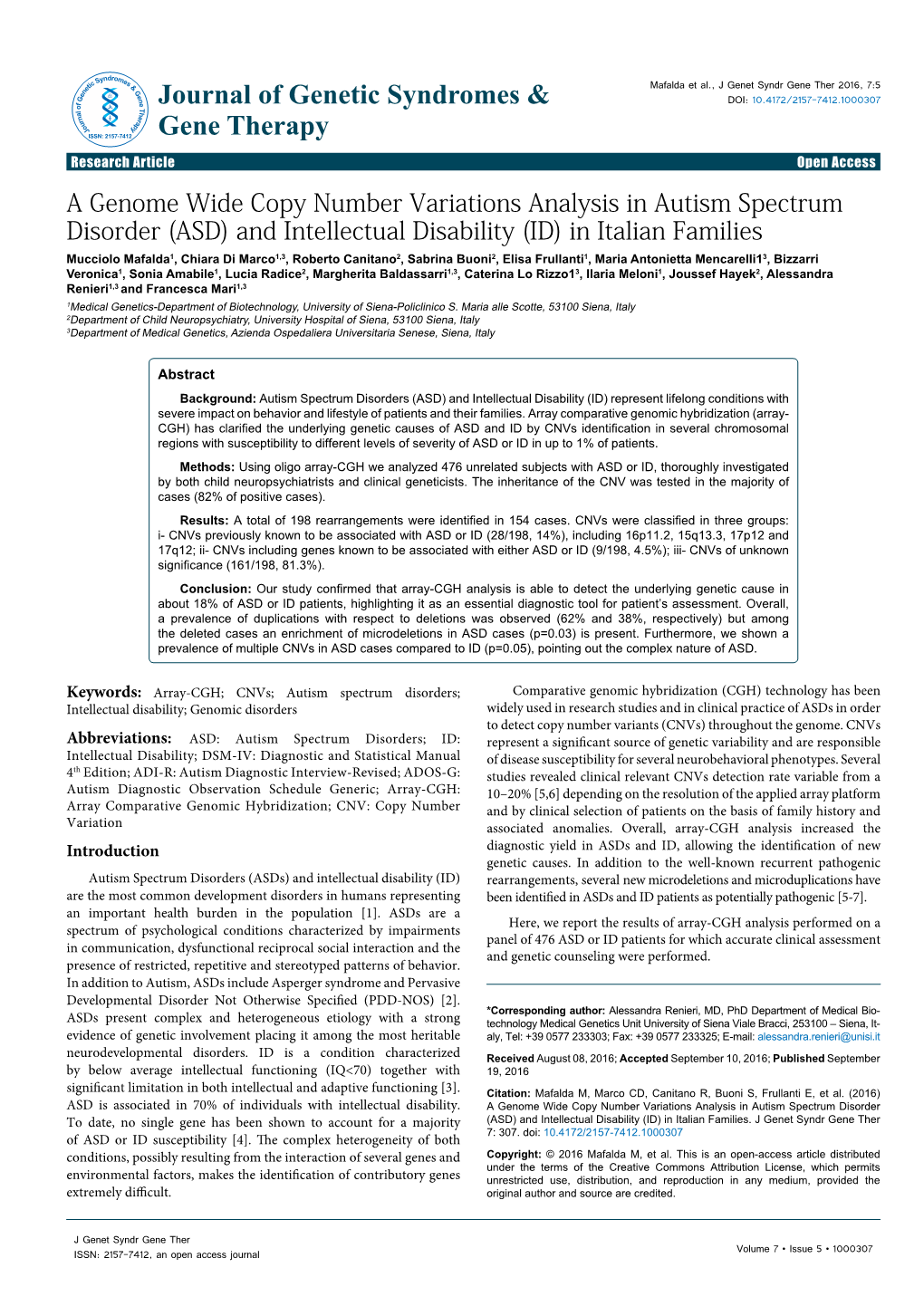 (ASD) and Intellectual Disability