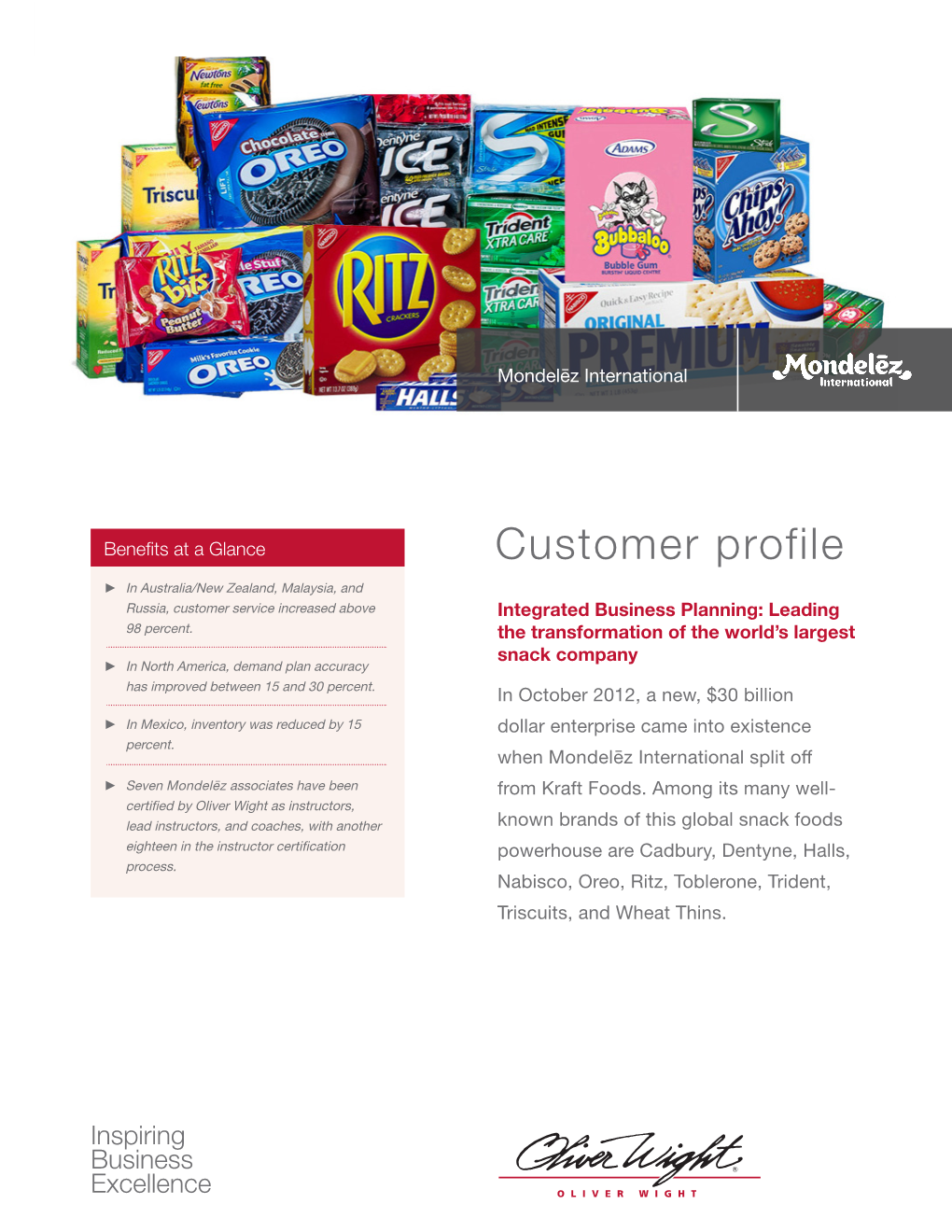 Mondelez Client Profile