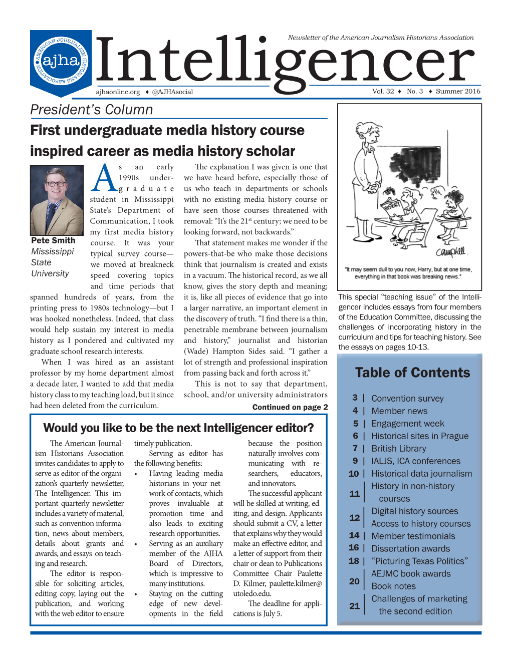 Summer 2016 Intelligencer