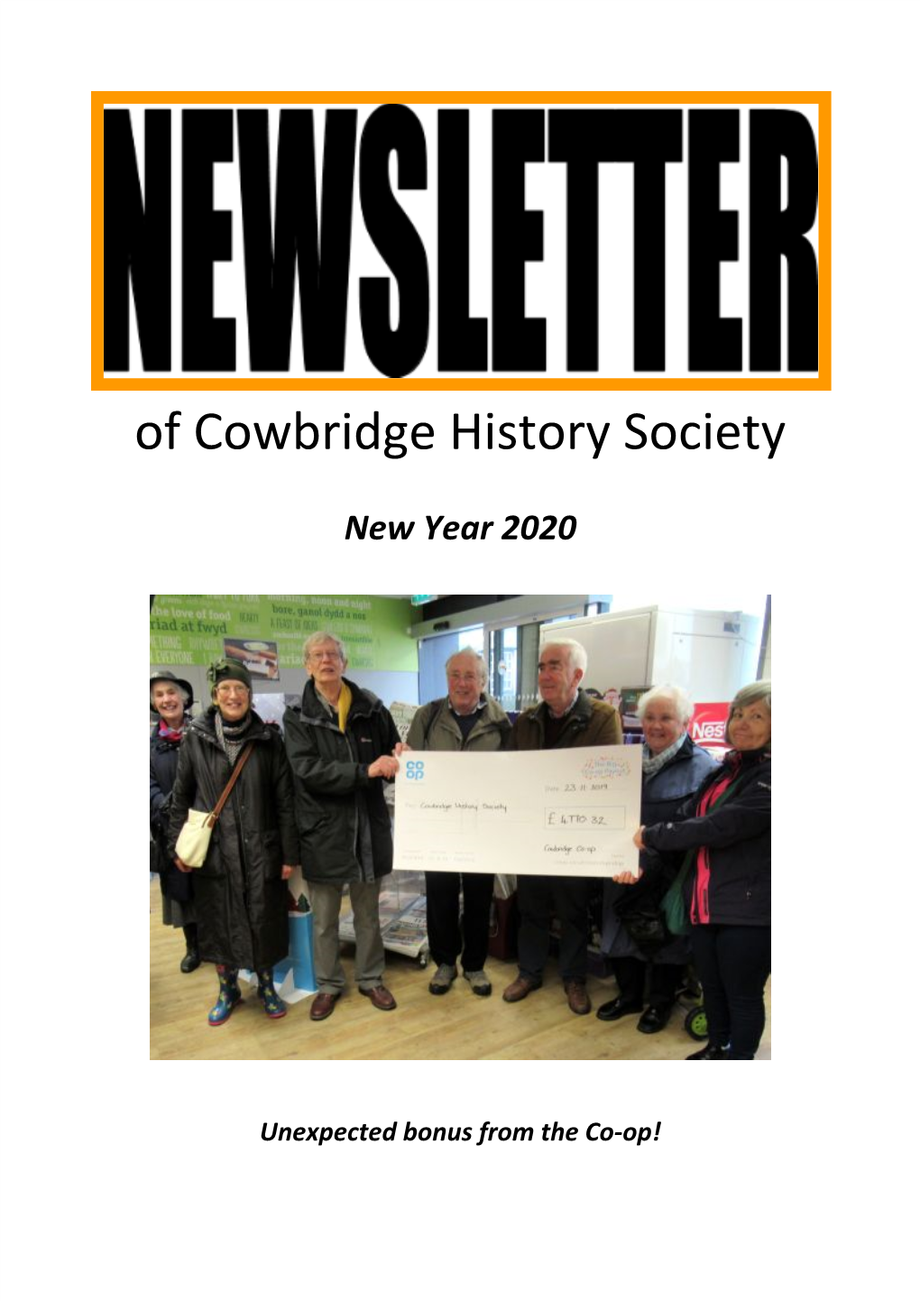Of Cowbridge History Society