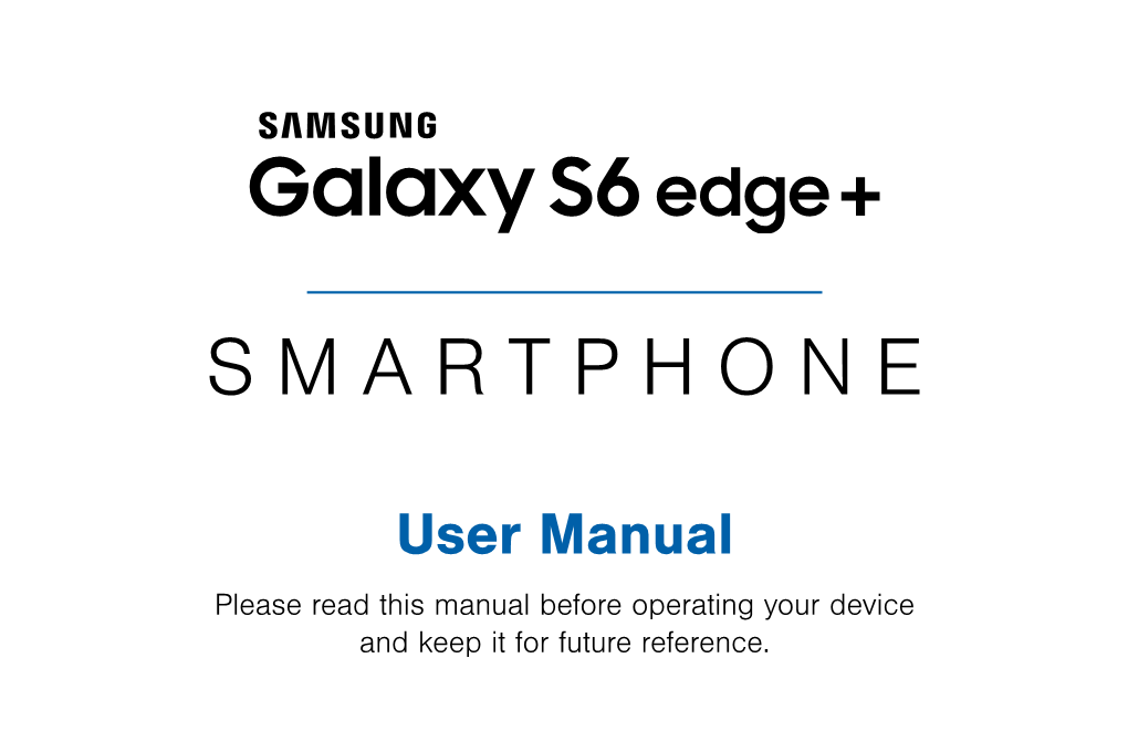 Samsung Galaxy S6 Edge+ G928V User Manual