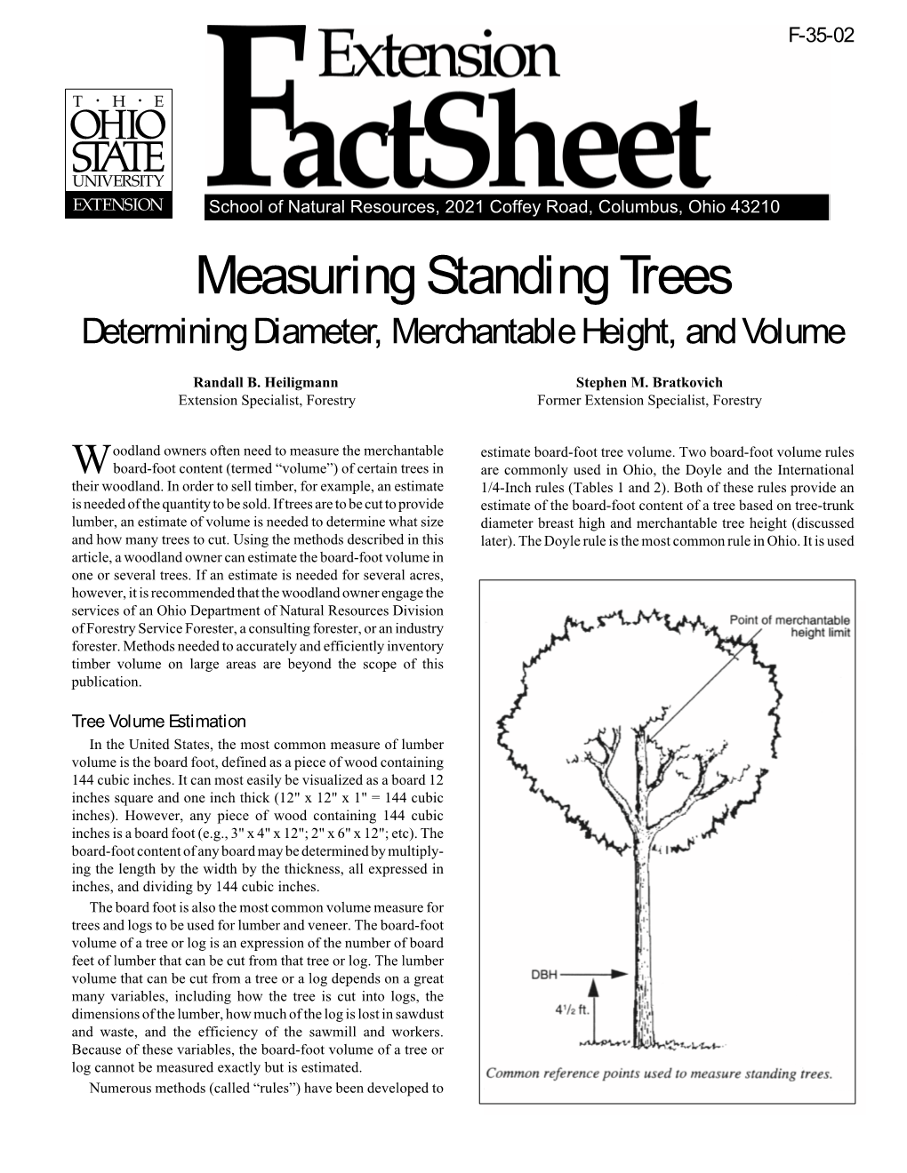 Forestry Measuring Standing Trees