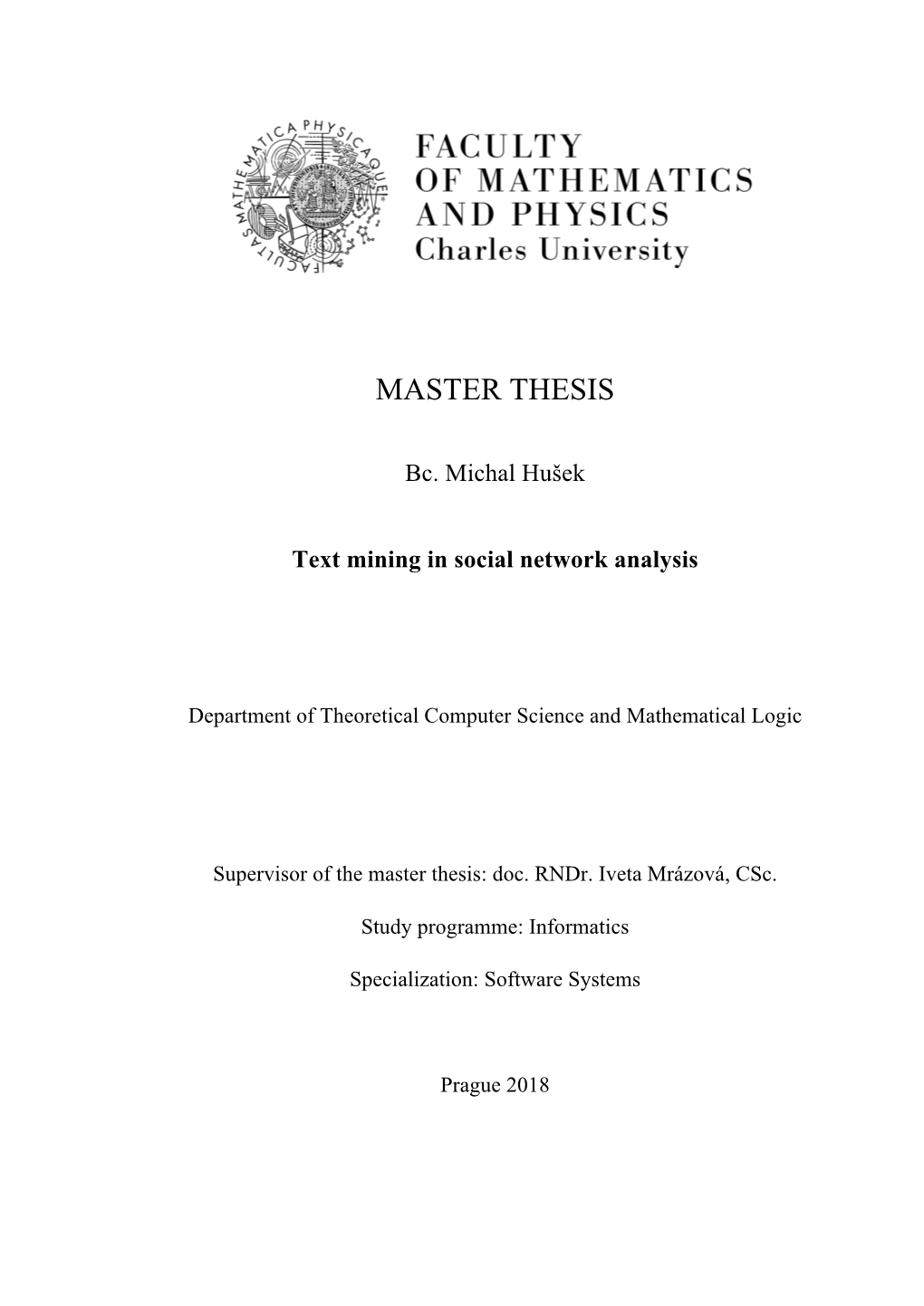 Master Thesis