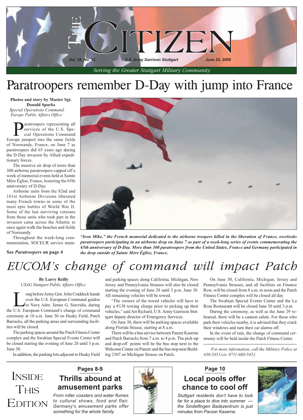 H E Paratroopers Remember D-Day with Jump Into France