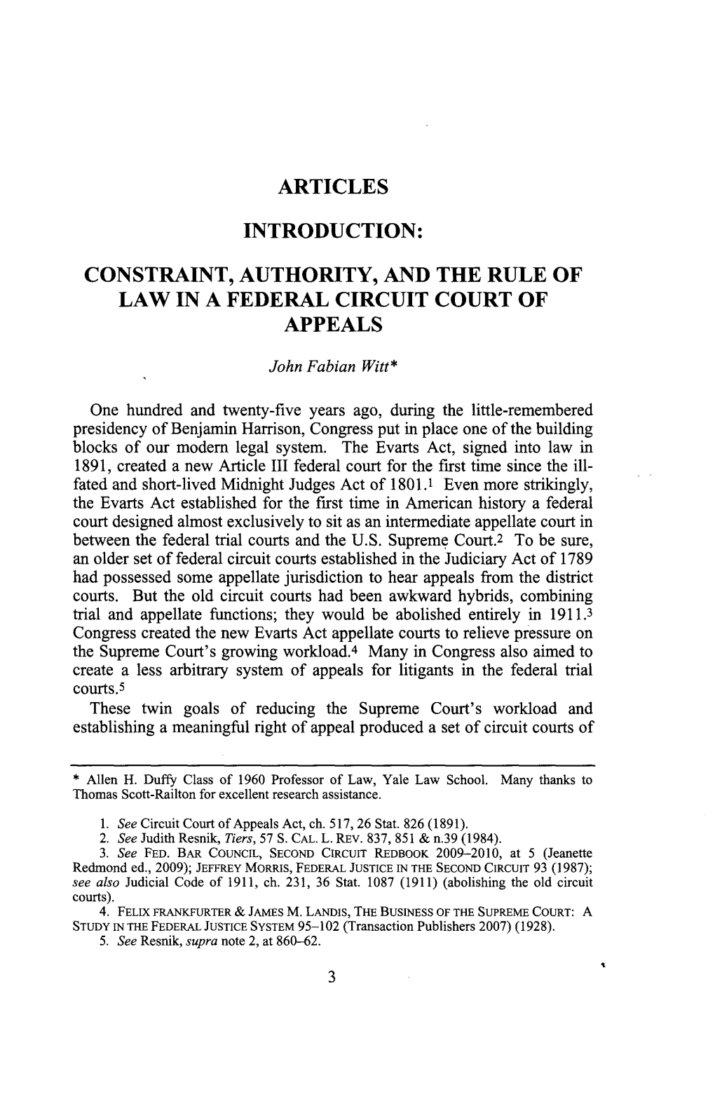 Constraint, Authority, and the Rule of Law in a Federal Circuit Court of Appeals
