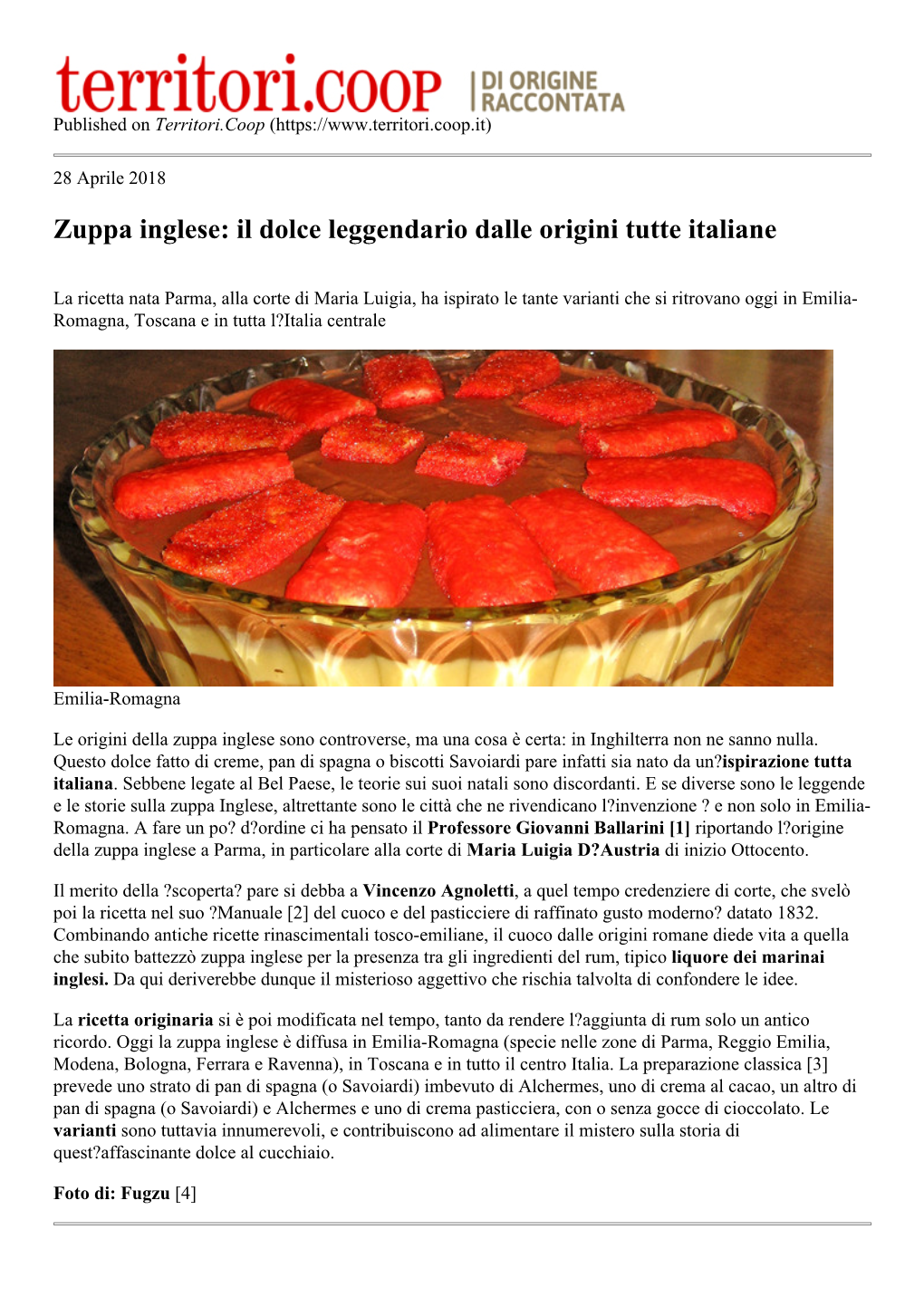 Zuppa Inglese: Il Dolce Leggendario Dalle Origini Tutte Italiane