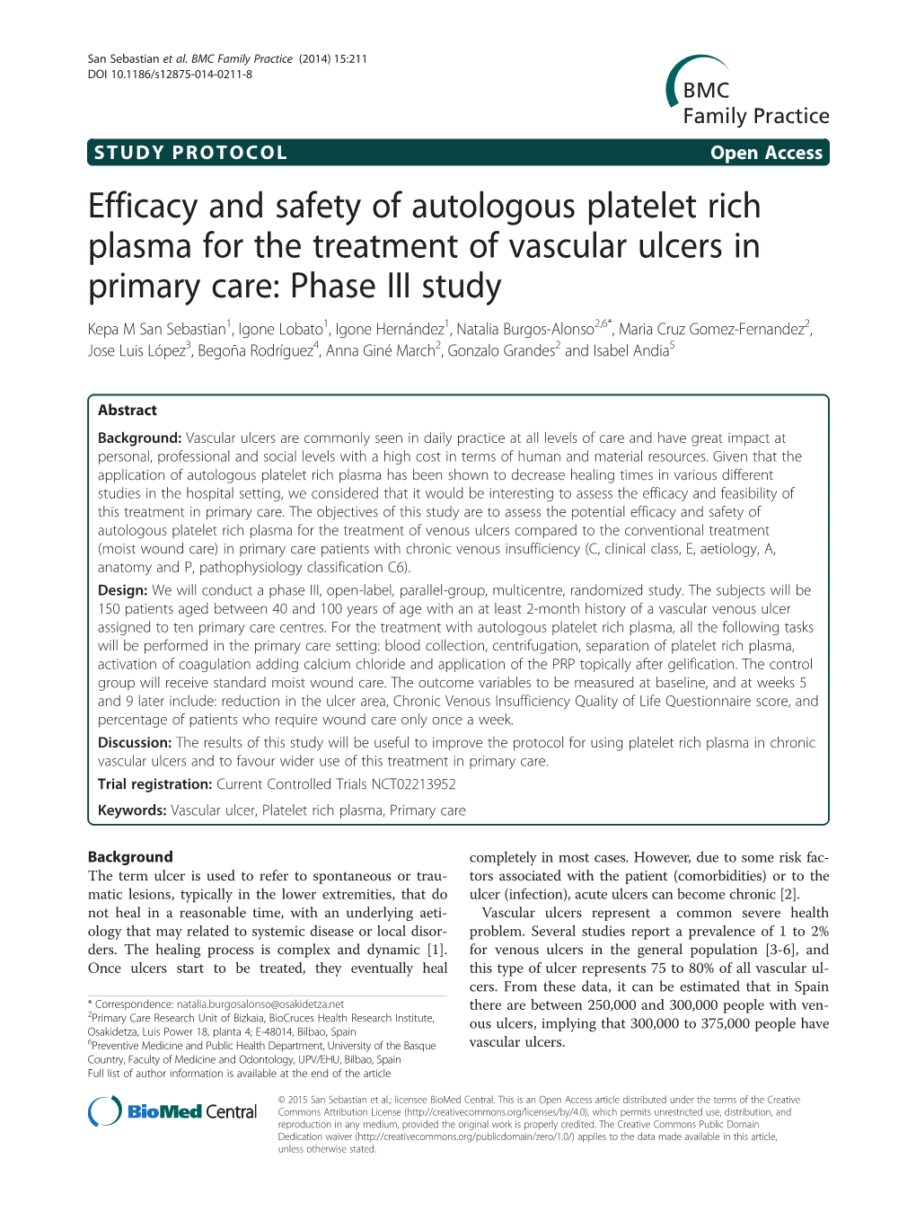 Efficacy and Safety of Autologous Platelet Rich Plasma for The