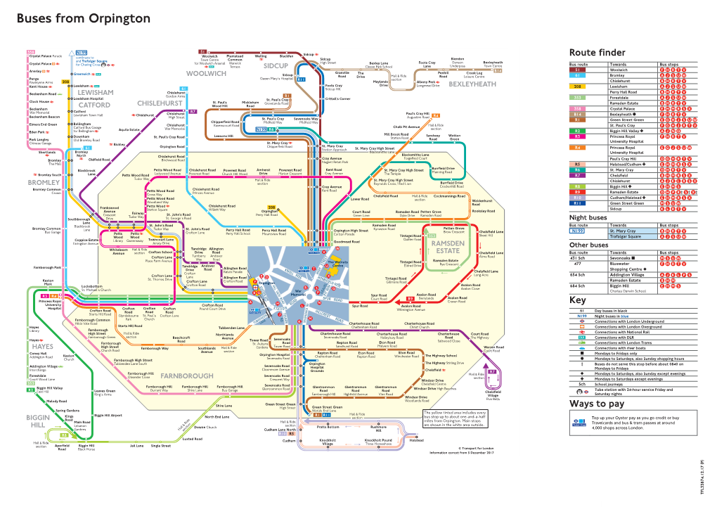 Buses from Orpington