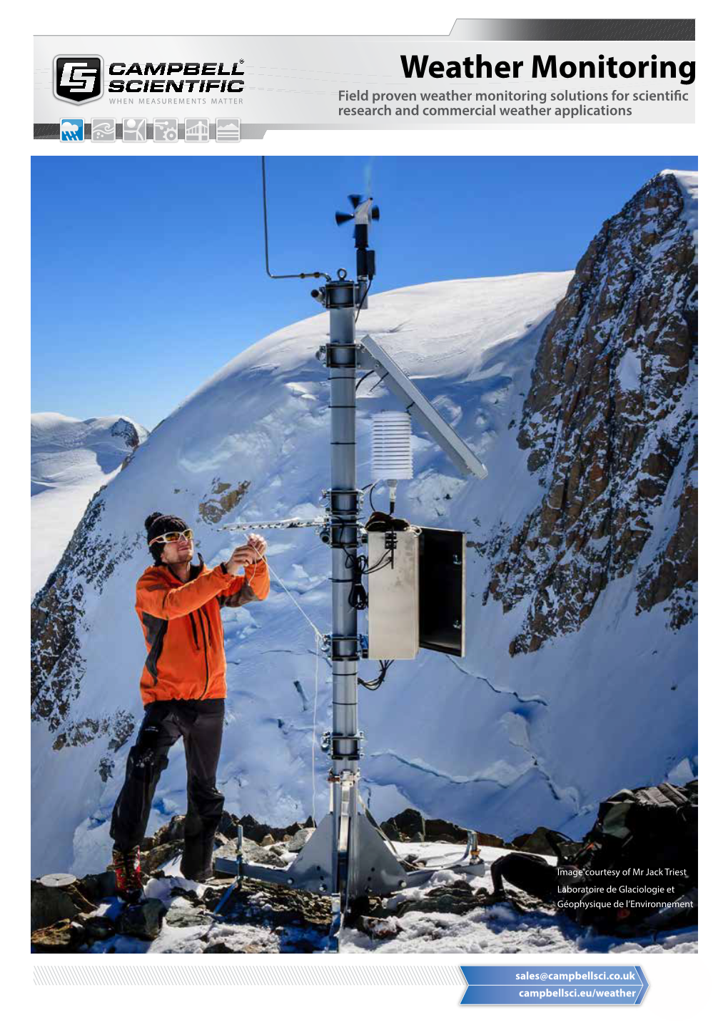 Weather Monitoring Field Proven Weather Monitoring Solutions for Scientific Research and Commercial Weather Applications