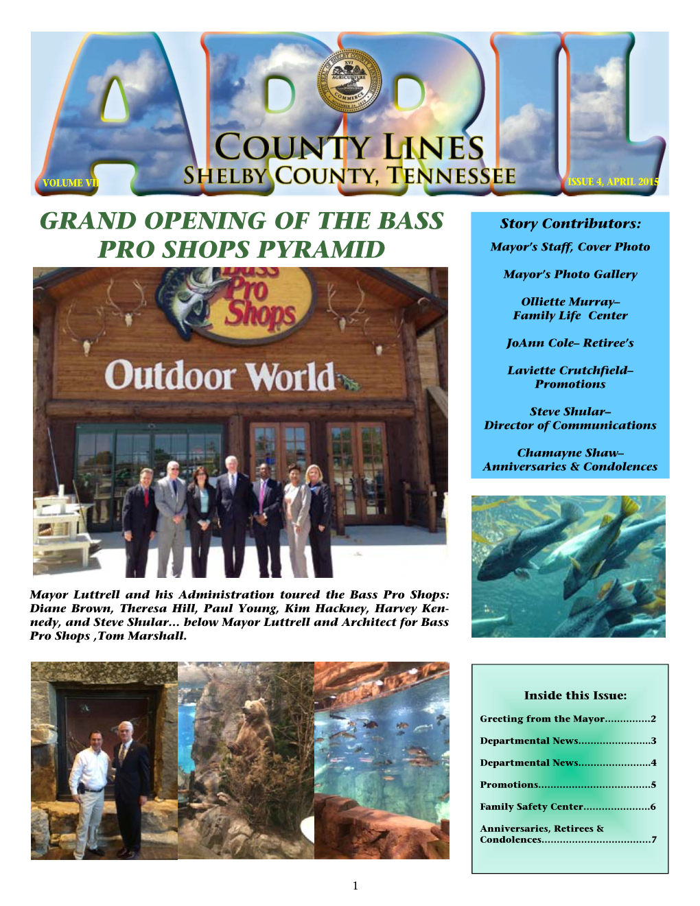Grand Opening of the Bass Pro Shops Pyramid