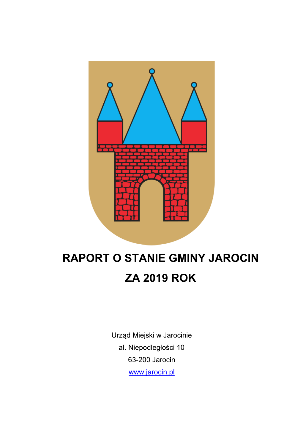 Raport O Stanie Gminy Jarocin Za 2019 Rok