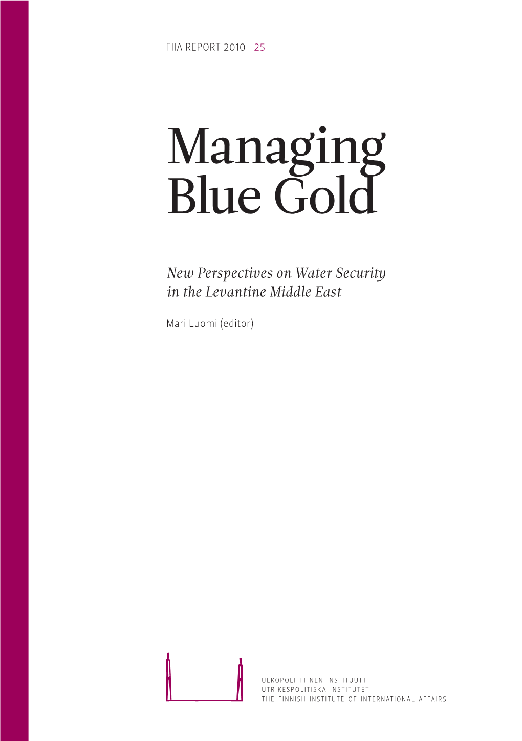 Managing Blue Gold Blue Gold