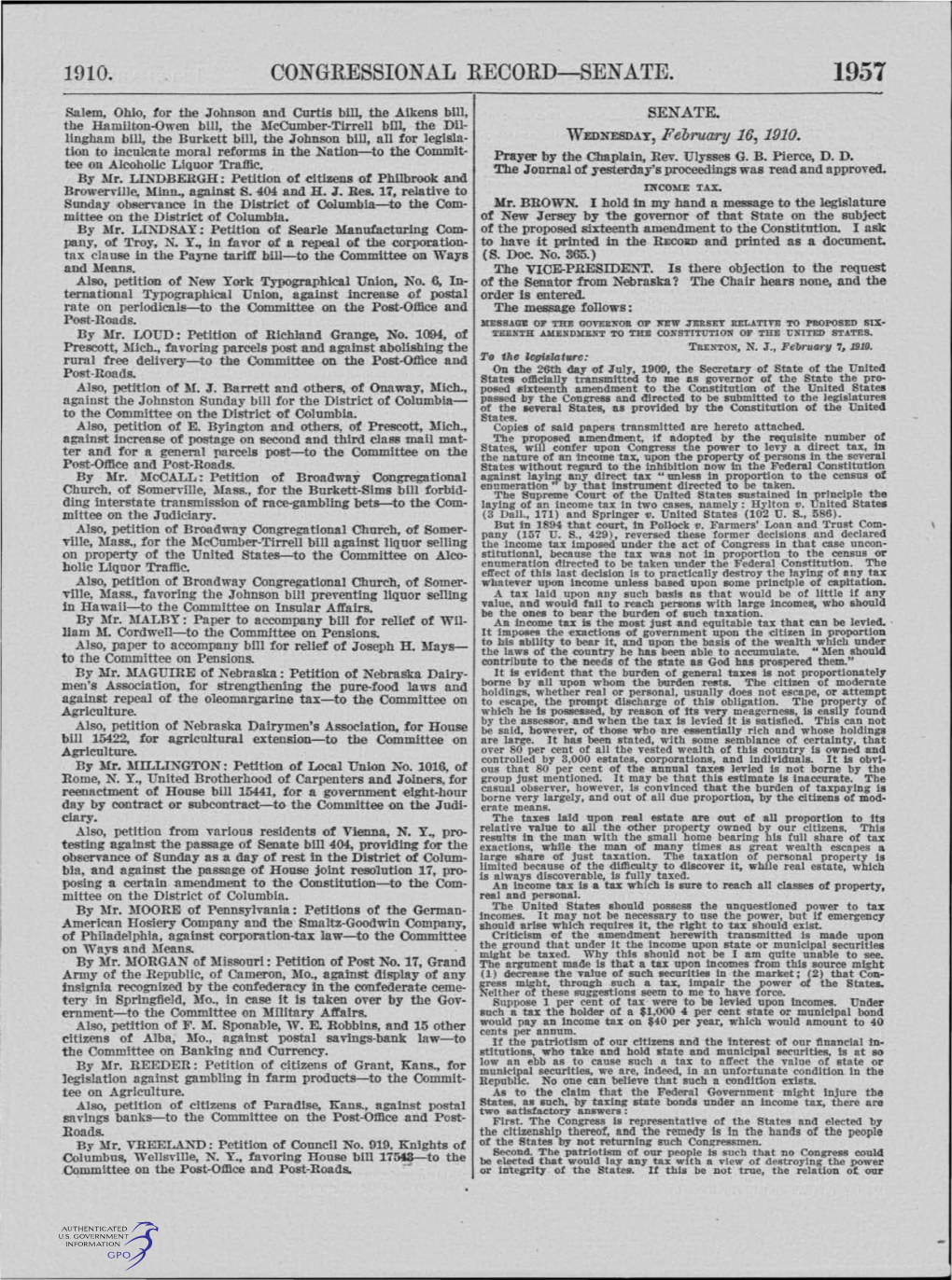 Congressional Record-Senate. 1957