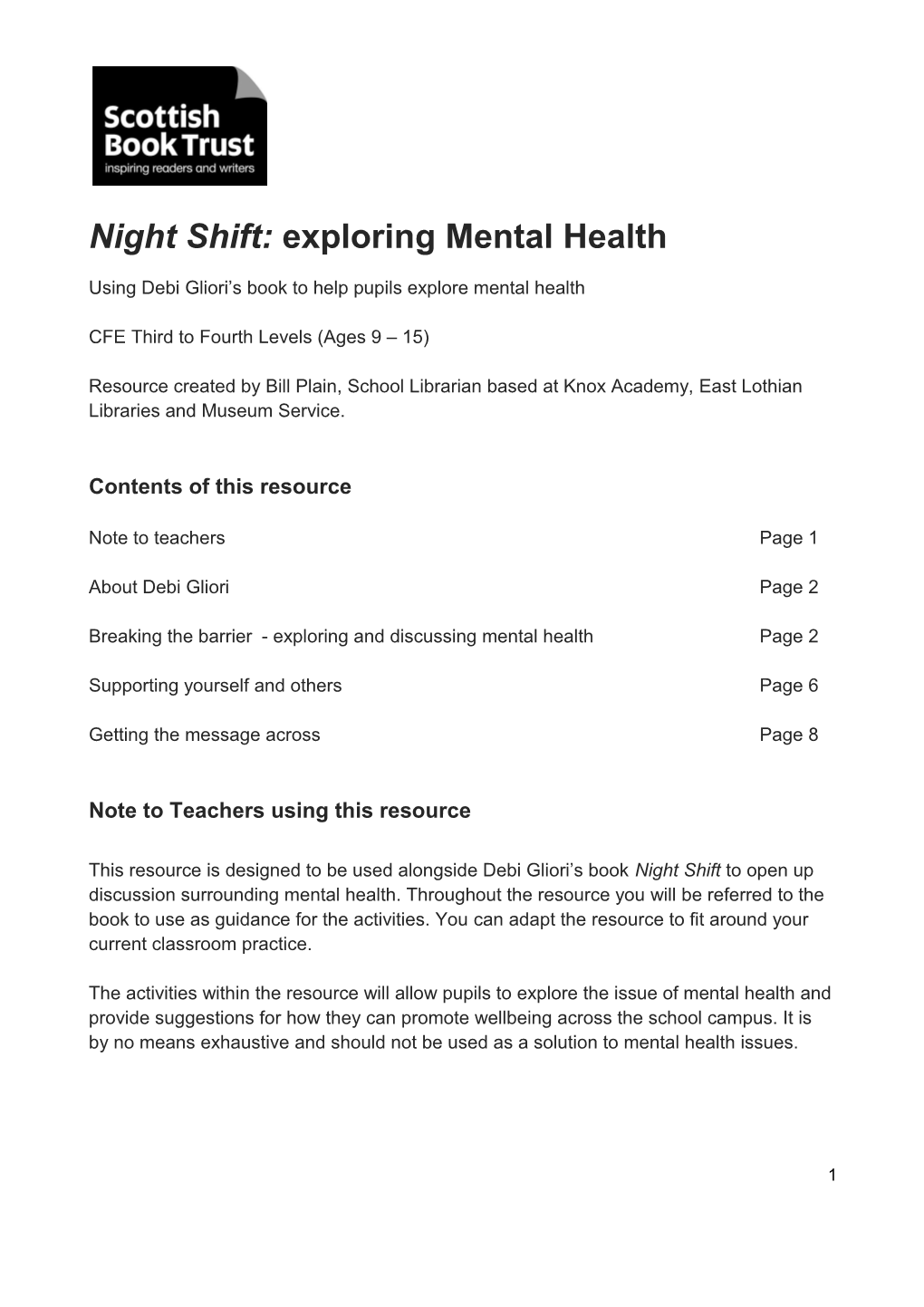 Night Shift: Exploring Mental Health