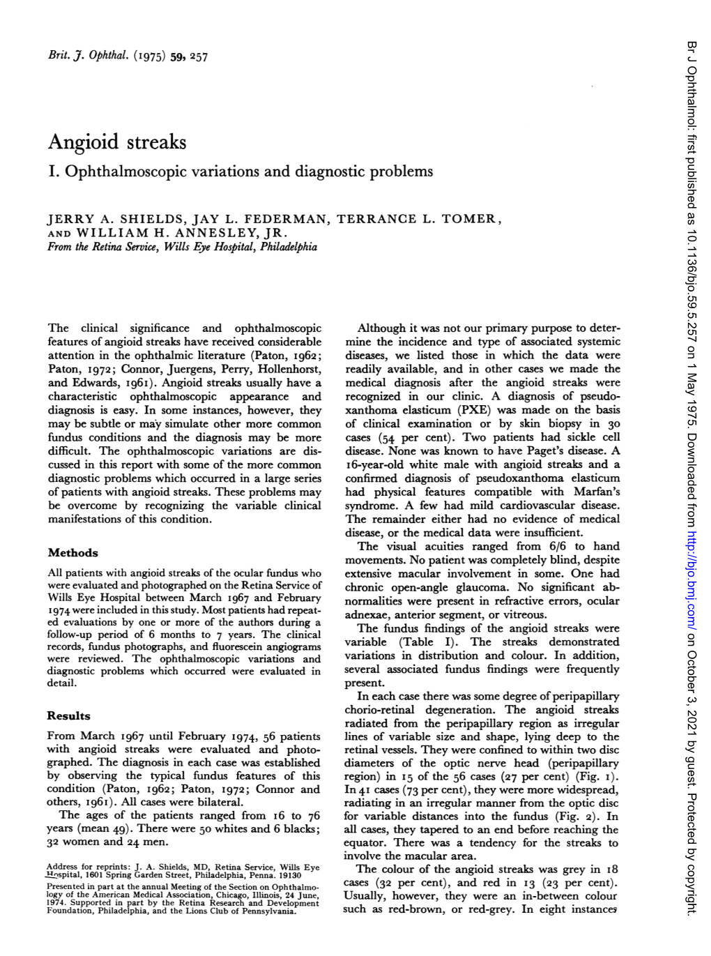 Angioid Streaks