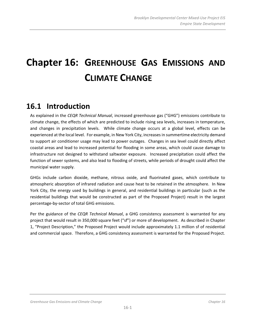 Greenhouse Gas Emissions and Climate Change