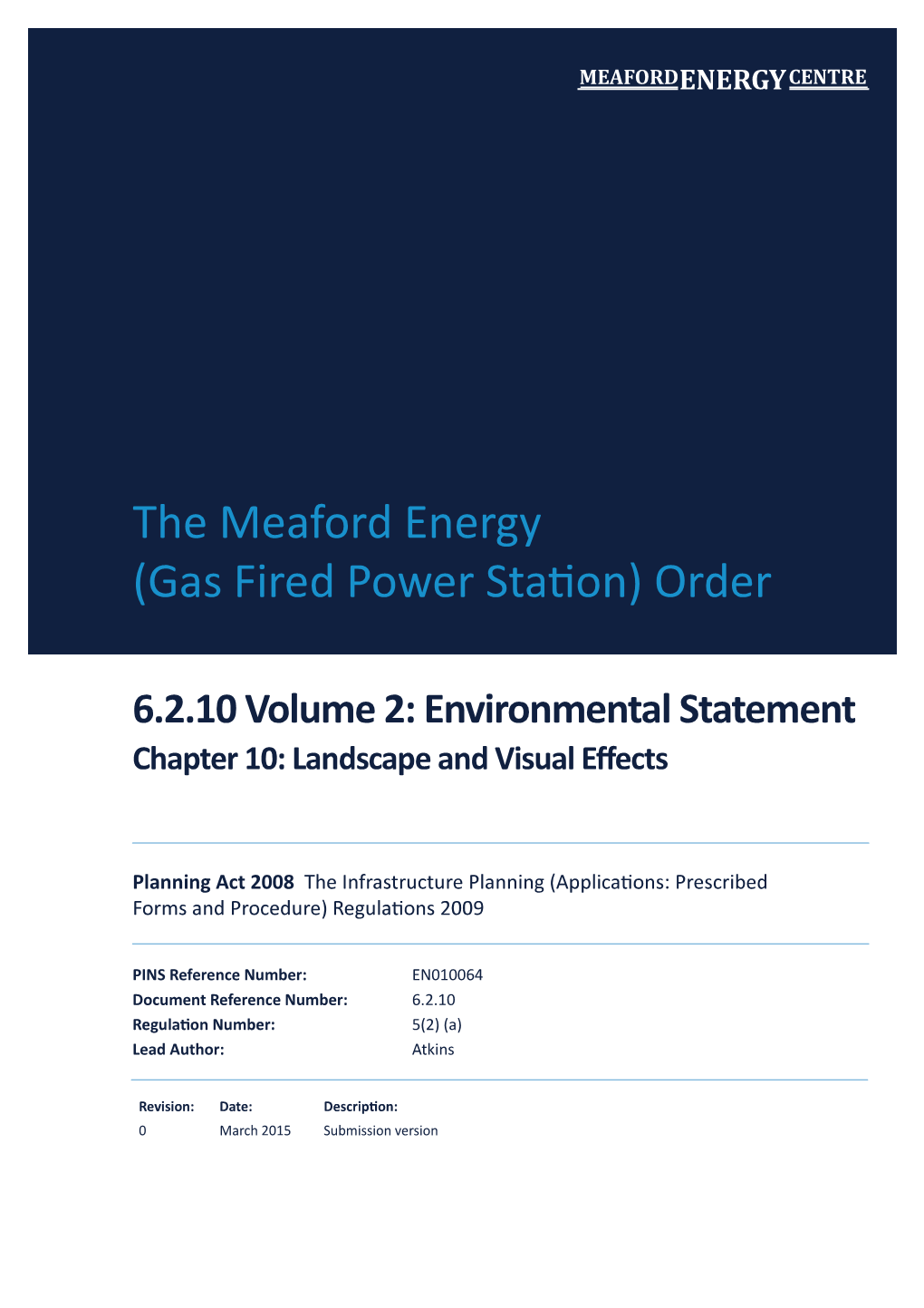 6.2.10 MEC ES Chapter 10 Landscape and Visual Effects