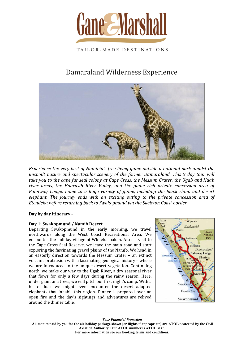 Damaraland Wilderness Experience