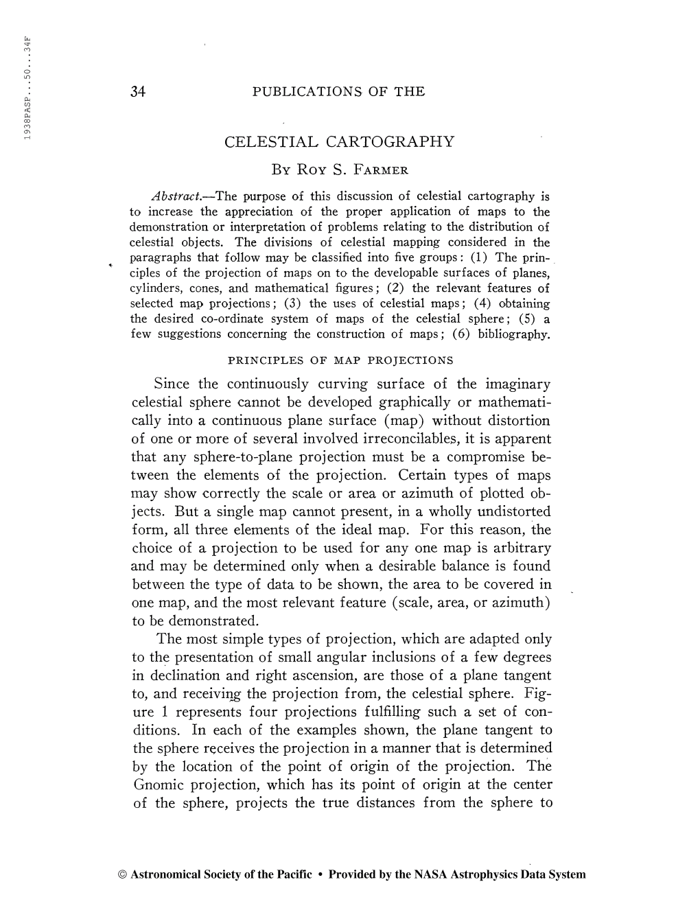 34 PUBLICATIONS of the CELESTIAL CARTOGRAPHY By