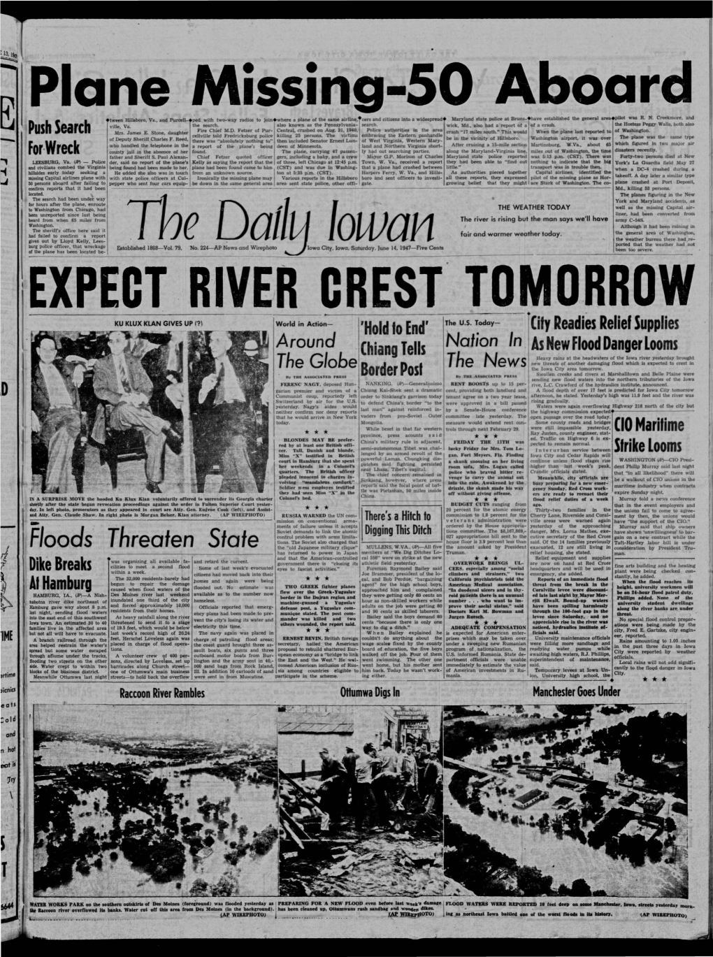 Daily Iowan (Iowa City, Iowa), 1947-06-14