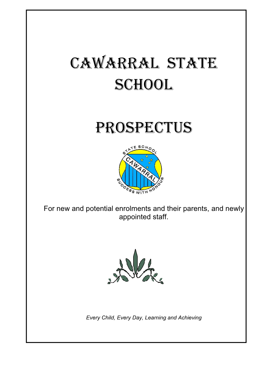 2018 Cawarral SS Prospectus