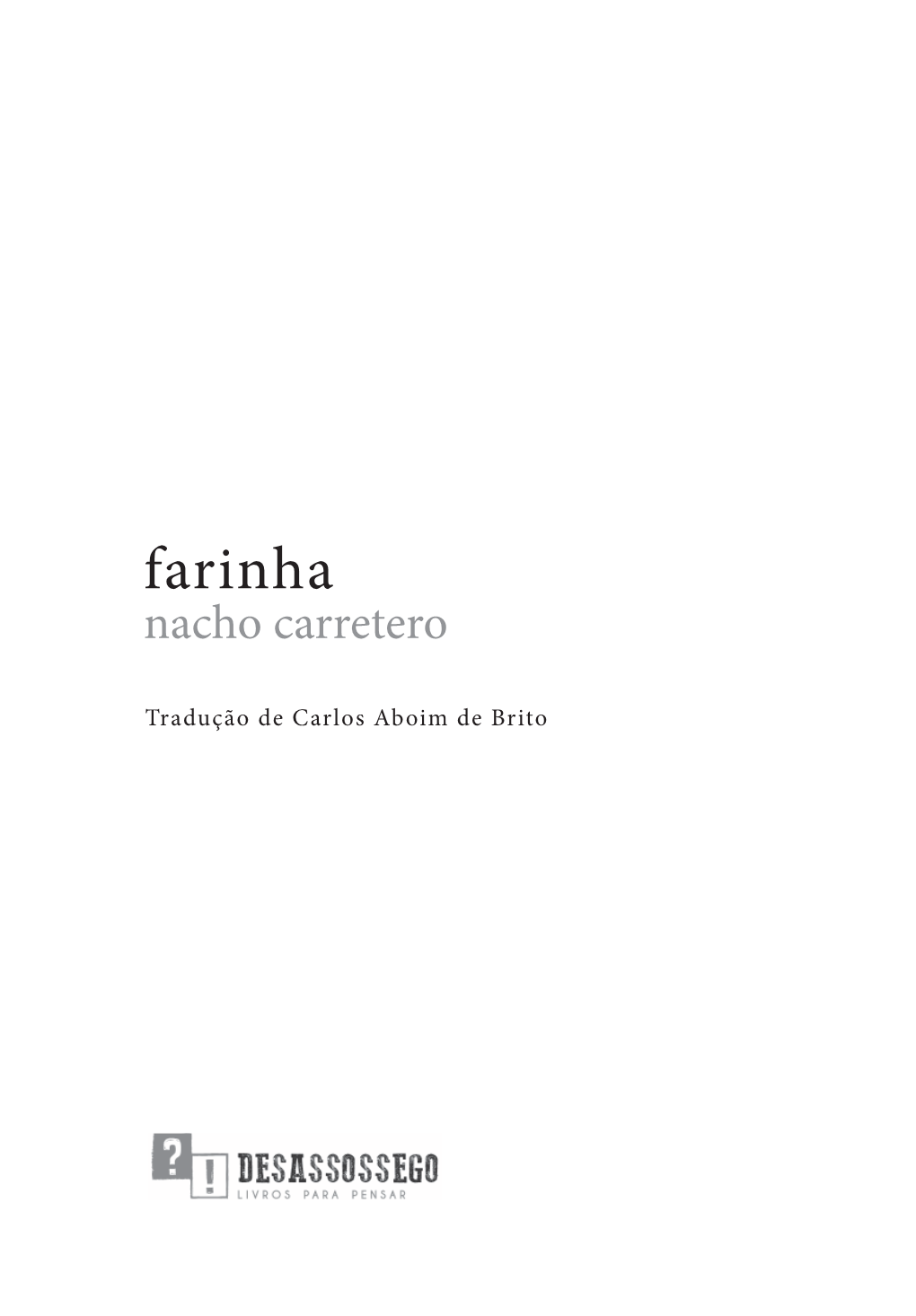 Farinha Nacho Carretero