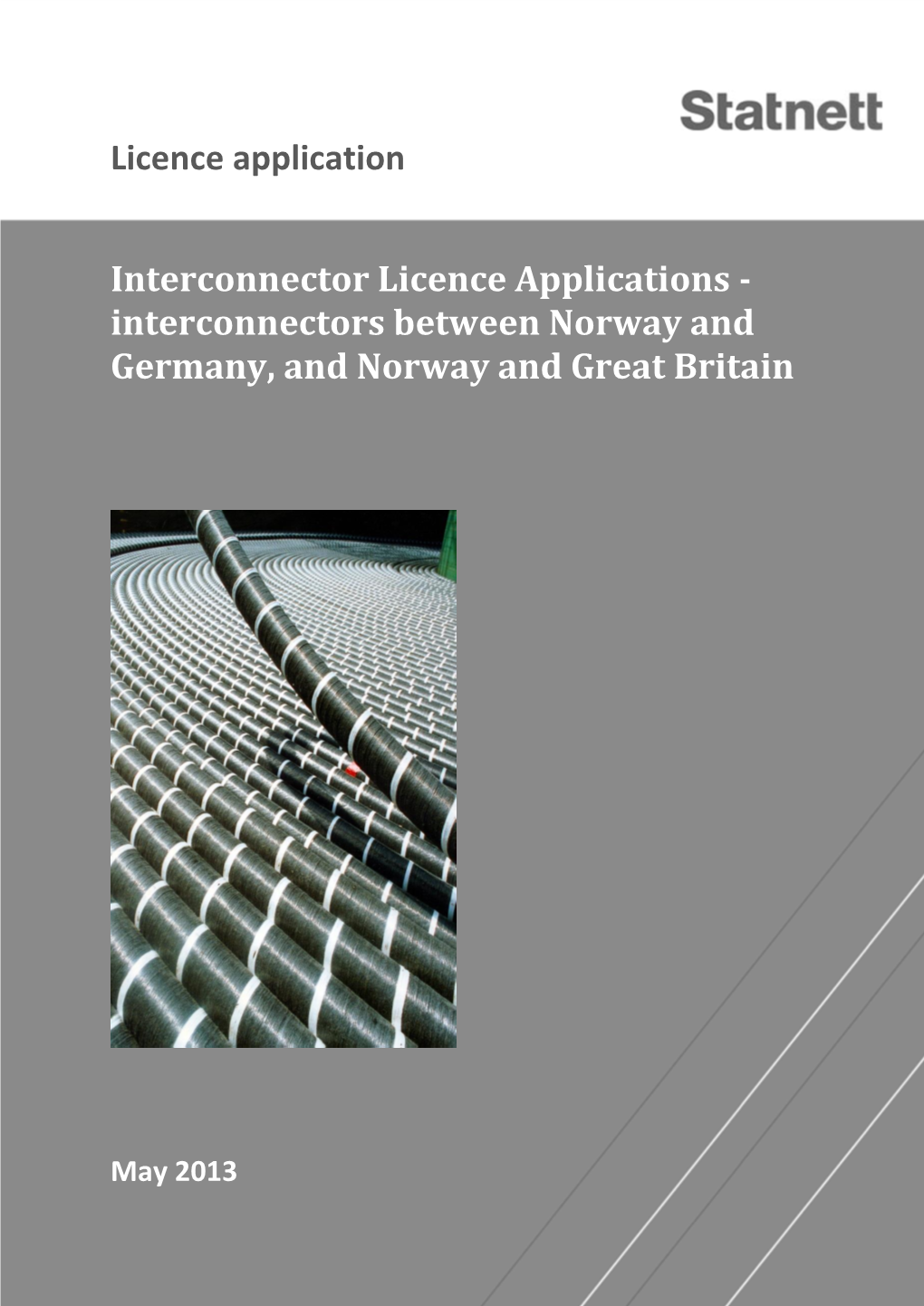 Interconnector License Applications - Interconnectors Between Norway