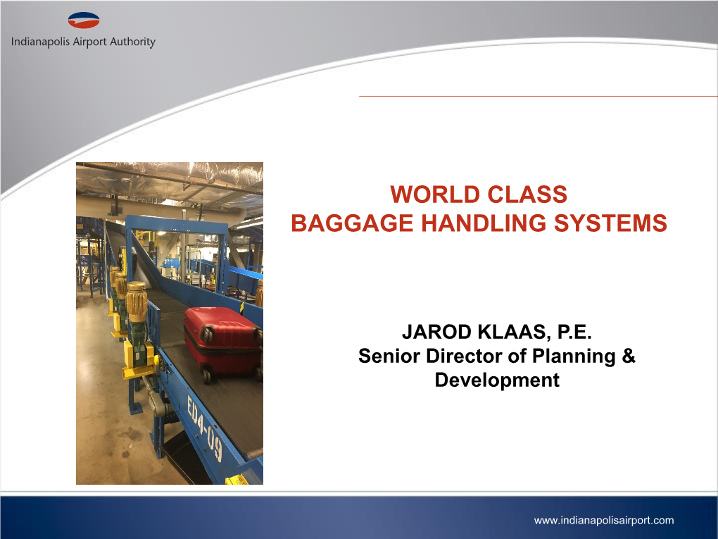 World Class Baggage Handling Systems