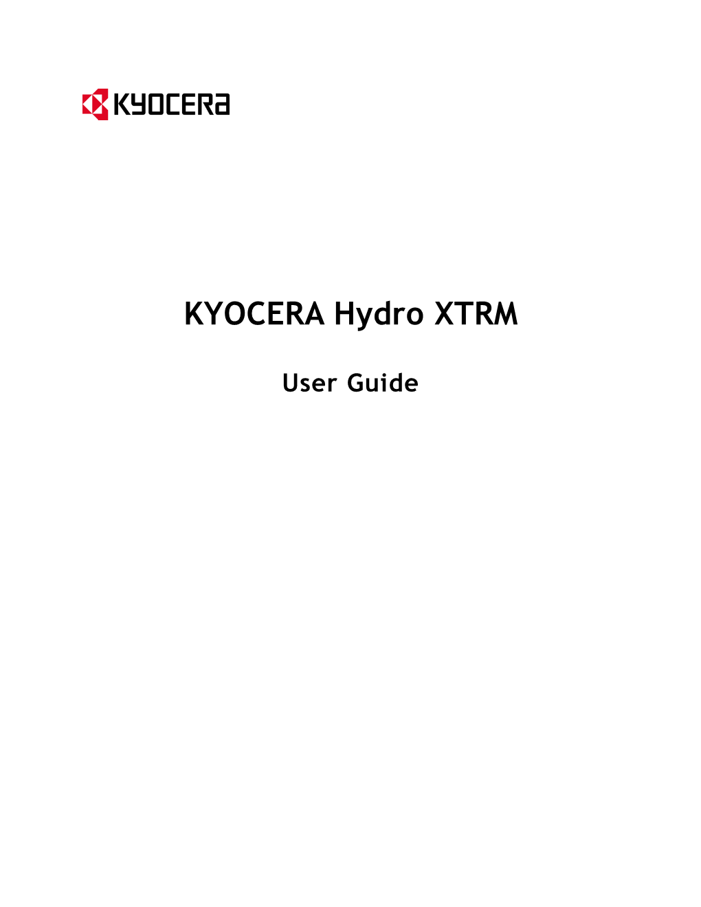 KYOCERA Hydro XTRM
