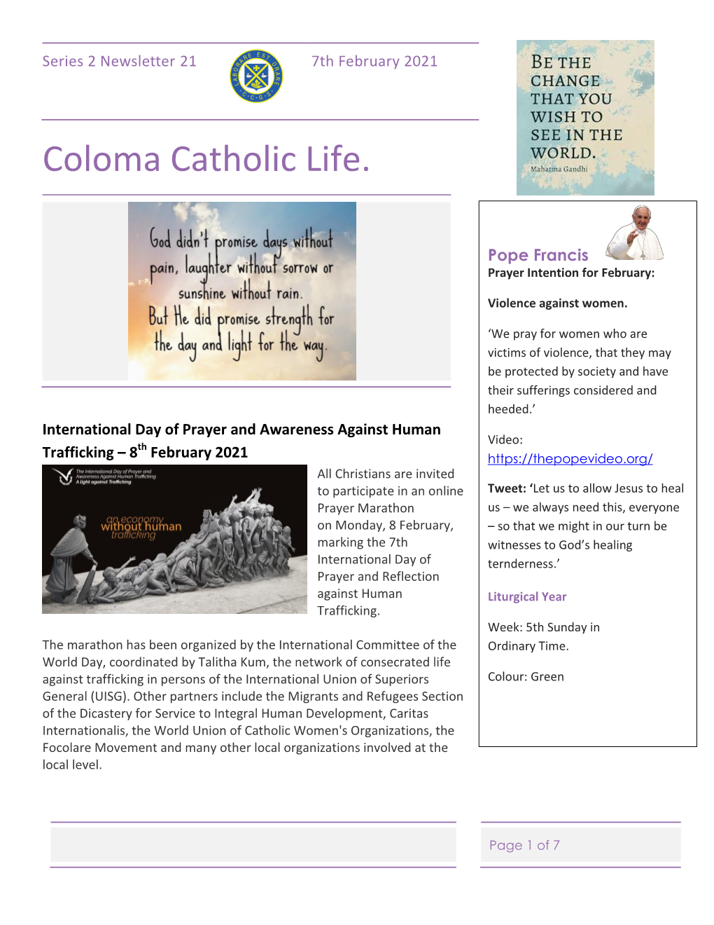 Coloma Catholic Life