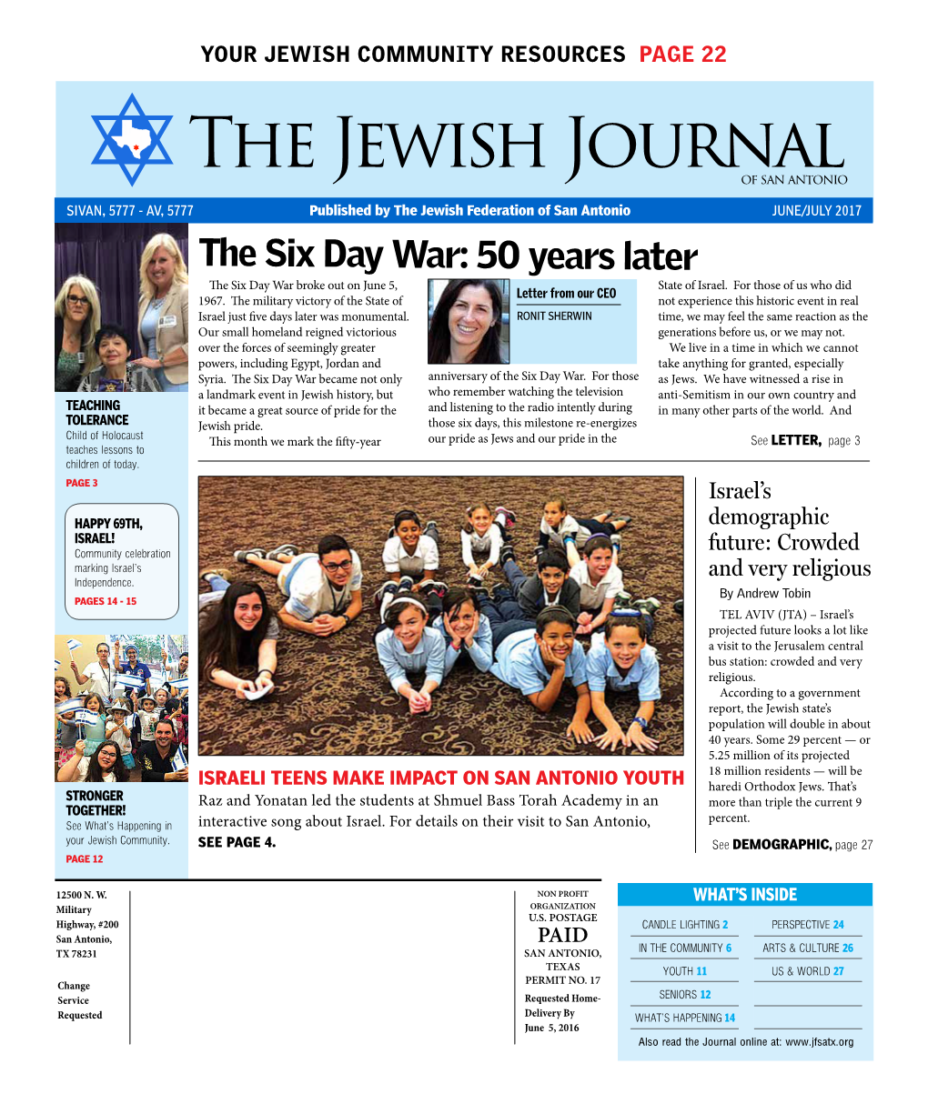 Jewish Journal June-July 2017