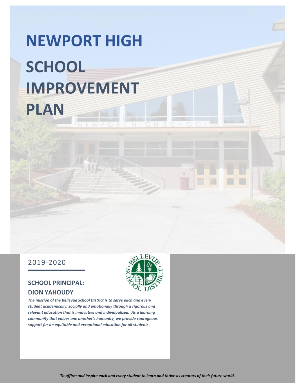 Newport High School Improvement Plan