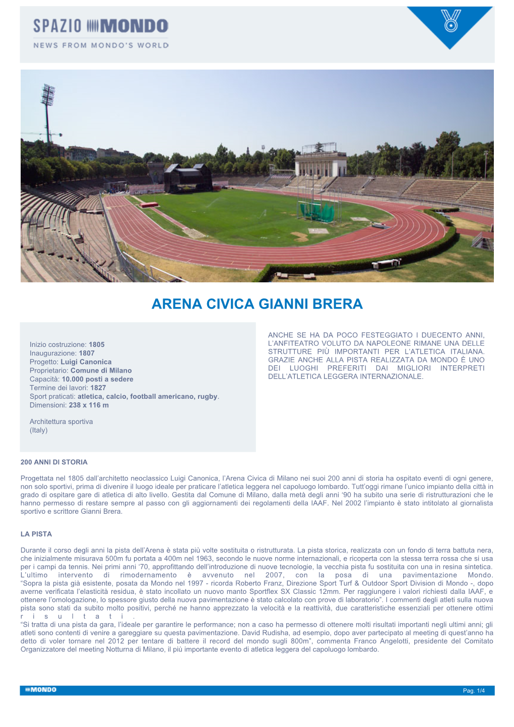 Arena Civica Gianni Brera
