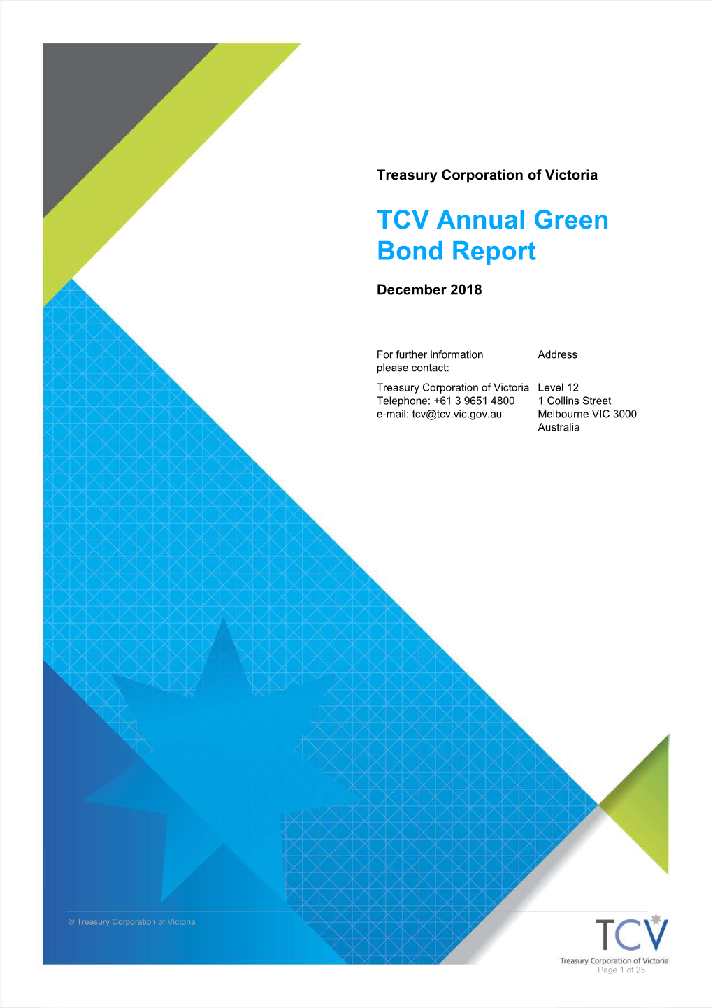 TCV Annual Green Bond Report
