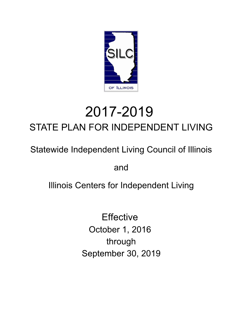 State Plan for Independent Living