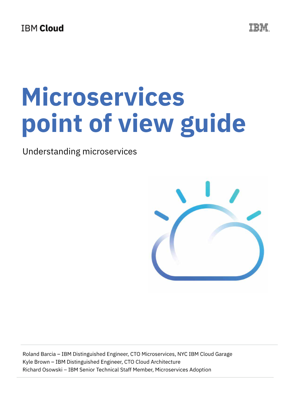 Microservices Point of View Guide