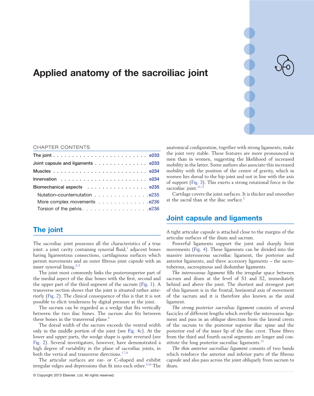 Applied Anatomy of the Sacroiliac Joint